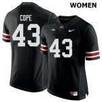 NCAA Ohio State Buckeyes Women's #43 Robert Cope Black Nike Football College Jersey SNC8645DT